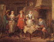 The Marriage Contract Nicolas Lancret